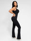 Seamless Square Neck U-Back Flared Jumpsuit