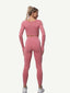 Wholesale Seamless Knitting Yoga Gymwear Suits with Long Sleeves and Pants