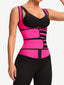 Wholesale Latex Vest Shaper Double Belts With Zipper High-Compression