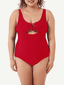 Wholesale One-Piece Shapewear Swimsuit With Cut-out Design