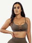 Sports Bra With Front Cross Hollow Design