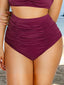 Wholesale High Waist Abdominal Pleating Swimming Pants