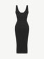 Wholesale Seamless Deep V-neck Waist Trimming Shaping Dress with Removable Pads