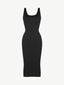 Wholesale Seamless Deep V-neck Waist Trimming Shaping Dress with Removable Pads