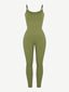 Wholesale High Stretchy Seamless Tummy Control Jumpsuit Removable cup pads