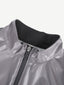 Wholesale One-Piece Long-Sleeved Sports Silver Film Sauna Suit