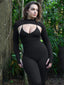 Wholesale 2 Piece Set Seamless High Stretchy Tummy Control Jumpsuit With Removable cup pads