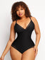 Deep V-Neck Mesh Sheer Bodysuit