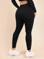 Wholesale Blue Sports Leggings Comfortable and Beige-Friendly