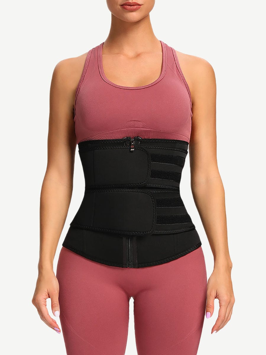 Neoprene Double Belts Waist Trainer Slimming Belly