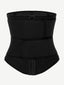 Post Surgery Black Neoprene Double Belts Waist Trainer Slimming Belly