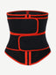 Post Surgery Black Neoprene Double Belts Waist Trainer Slimming Belly