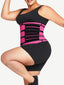 Wholesale Pink Tummy Waist Trainer 7 Steel Bones Latex Zipper Control Midsection