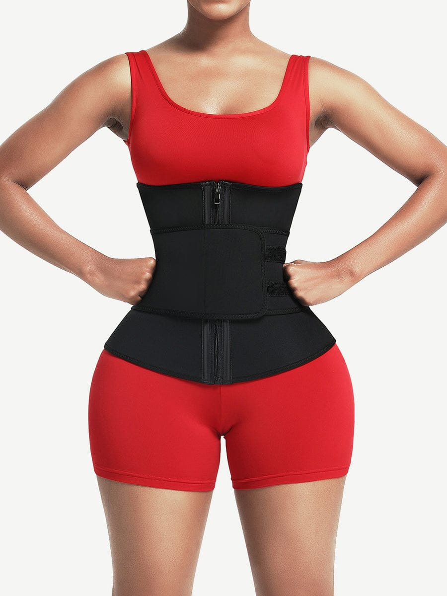 Neoprene Double Belts Waist Trainer Slimming Belly